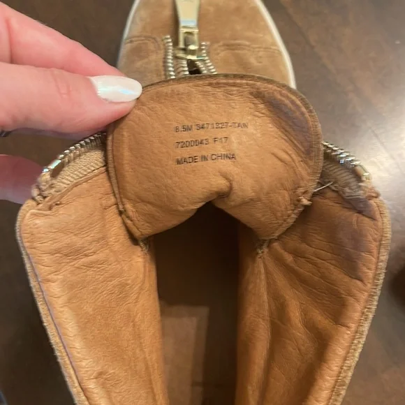 Frye Zip Up High Tops - Tan - 8.5 - Picture 6 of 7